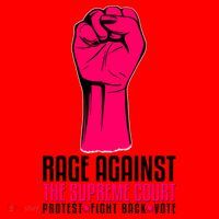Rage Against The Spreme Court Protest Fight Back Vote Santa Hat thumb 1