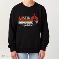 Retro Austin Texas Guitar Music Women's Sweatshirt thumb 0