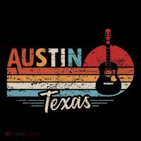 Retro Austin Texas Guitar Music Women's Hoodie thumb 2