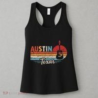 Retro Austin Texas Guitar Music Women's Tank Top thumb 3