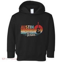 Retro Austin Texas Guitar Music Toddler Hoodie thumb 0
