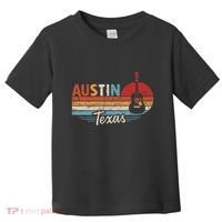 Retro Austin Texas Guitar Music Toddler T-Shirt thumb 0