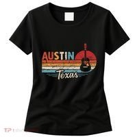 Retro Austin Texas Guitar Music Women's T-Shirt thumb 0