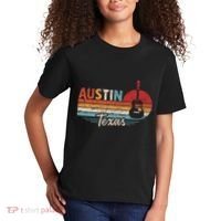 Retro Austin Texas Guitar Music Kids T-Shirt thumb 2