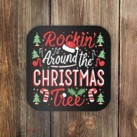 Rockin Around The Christmas Tree Music Note Music Teacher Coaster thumb 0