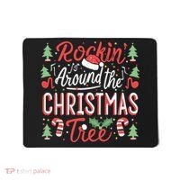 Rockin Around The Christmas Tree Music Note Music Teacher Mousepad thumb 0