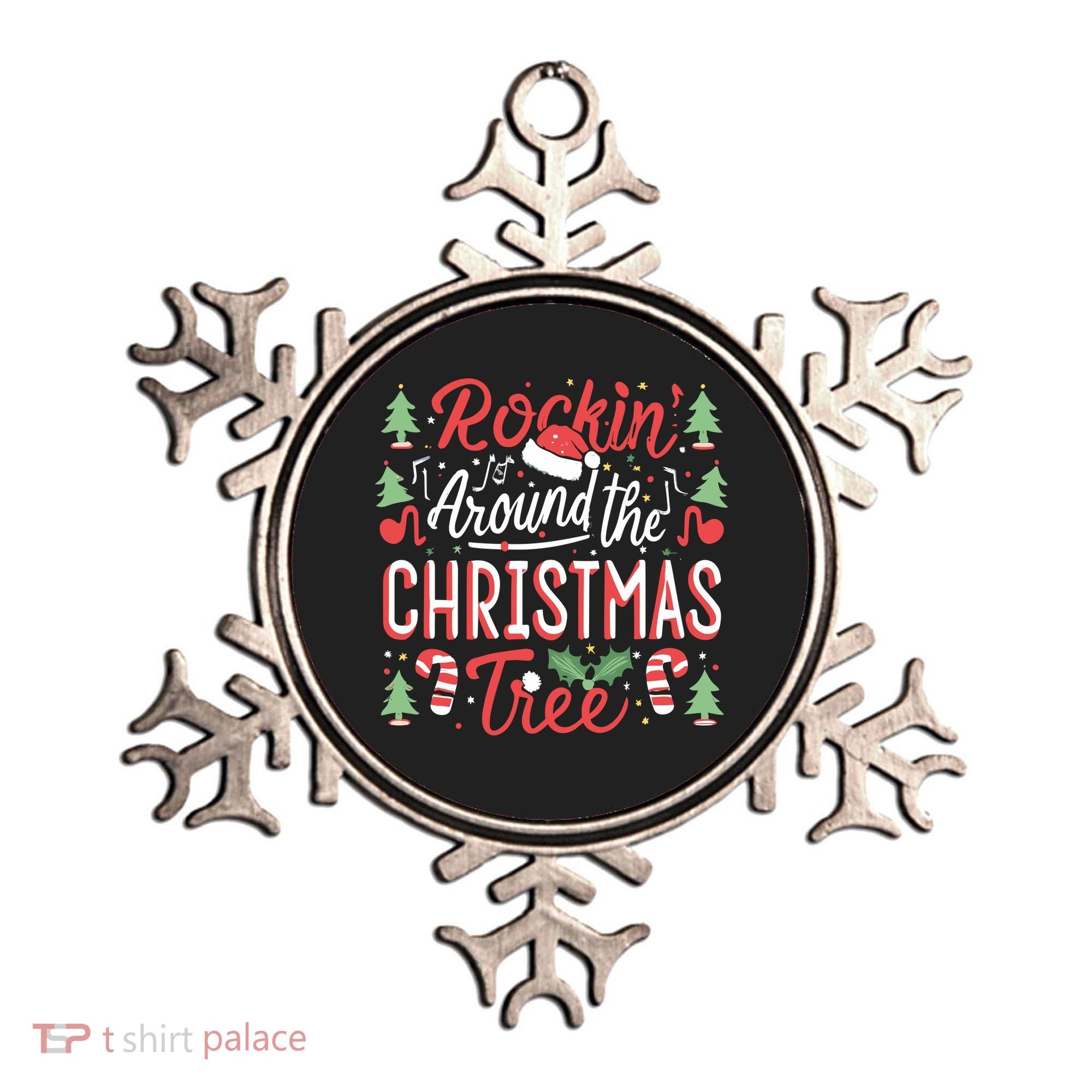 Rockin Around The Christmas Tree Music Note Music Teacher Ornament