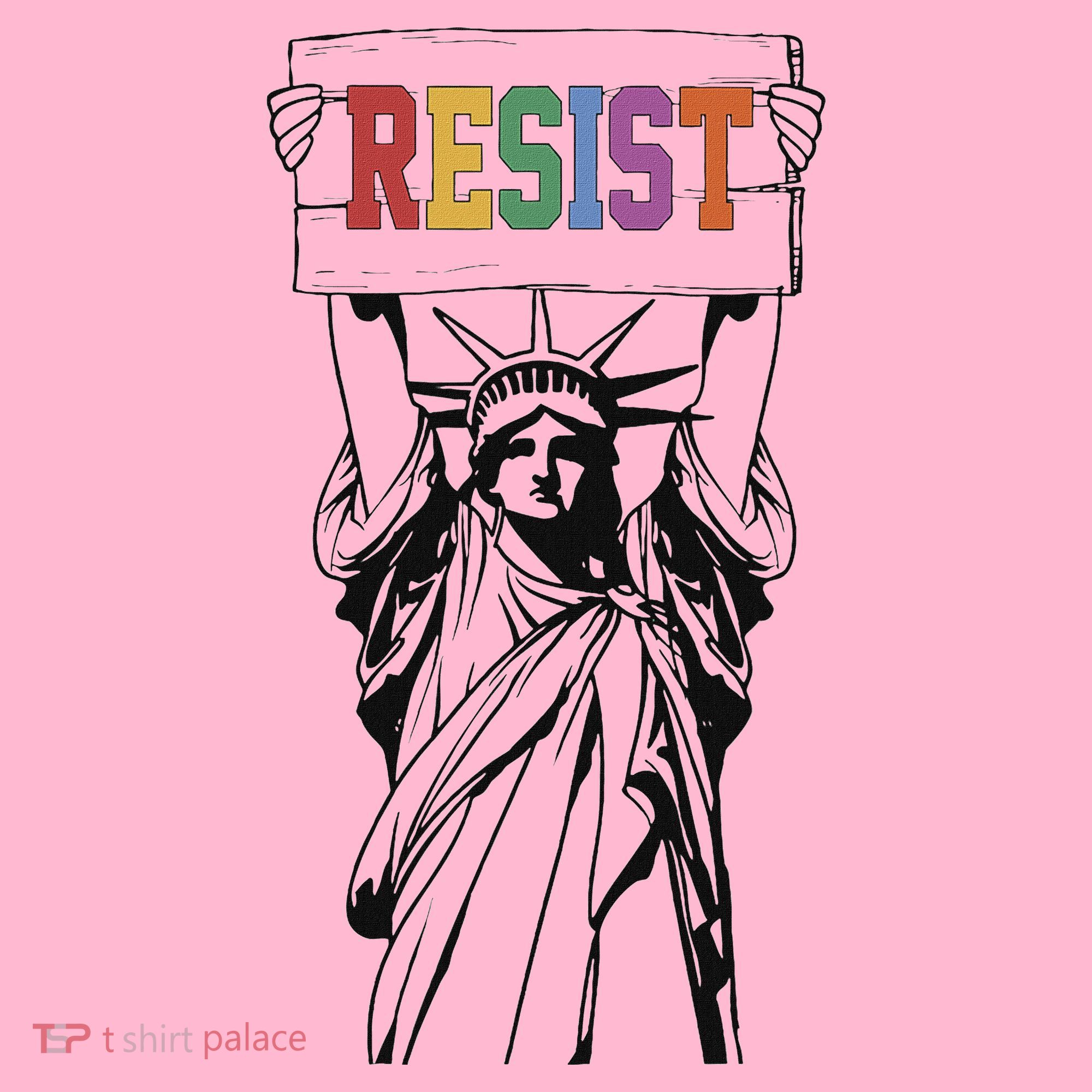 Resist Anti Trump Political Protest Coaster