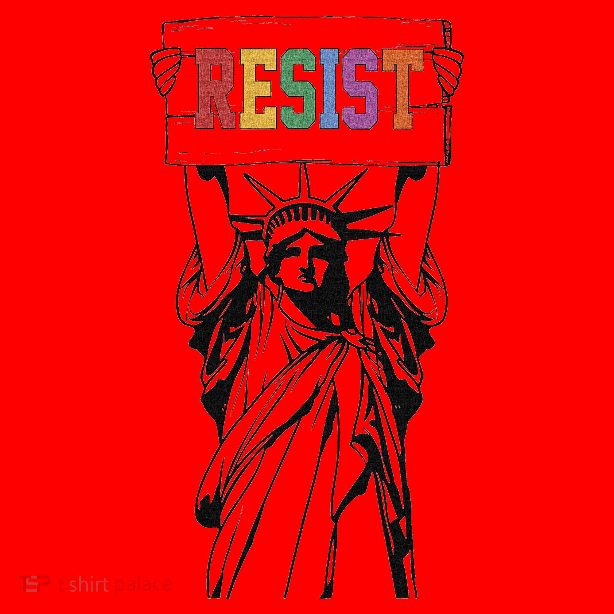 Resist Anti Trump Political Protest Santa Hat