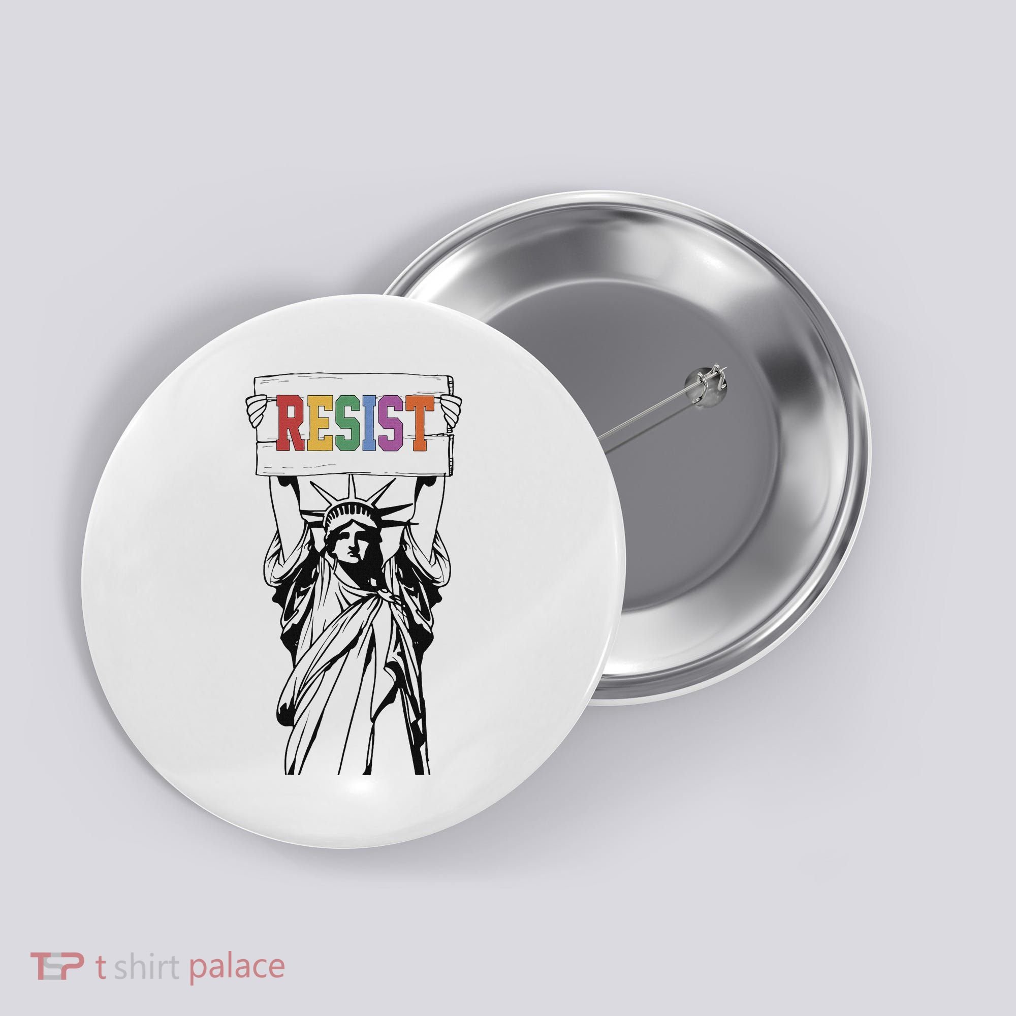 Resist Anti Trump Political Protest Button