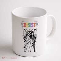 Resist Anti Trump Political Protest Coffee Mug thumb 1