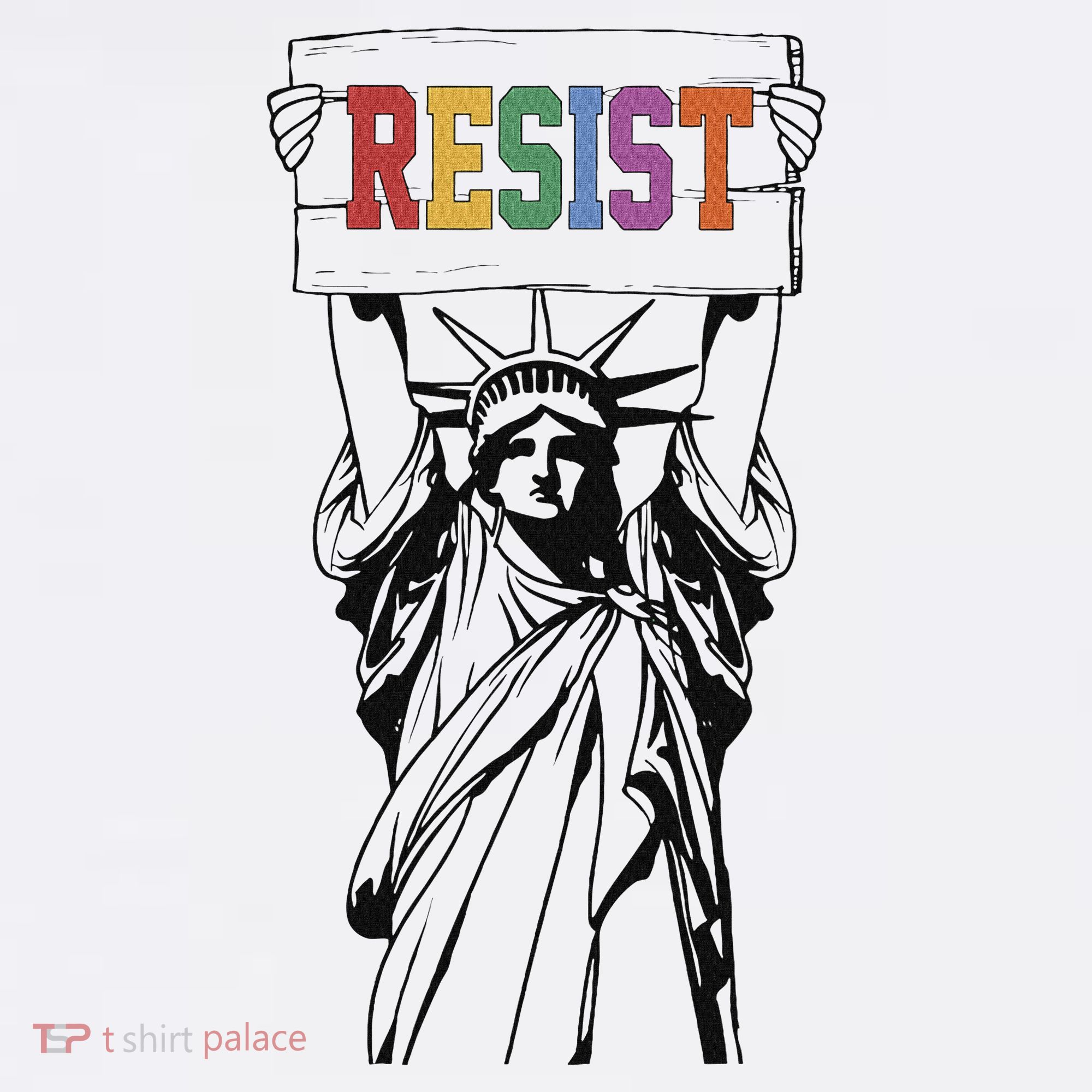 Resist Anti Trump Political Protest Women's Tank Top