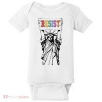 Resist Anti Trump Political Protest Baby Bodysuit thumb 0
