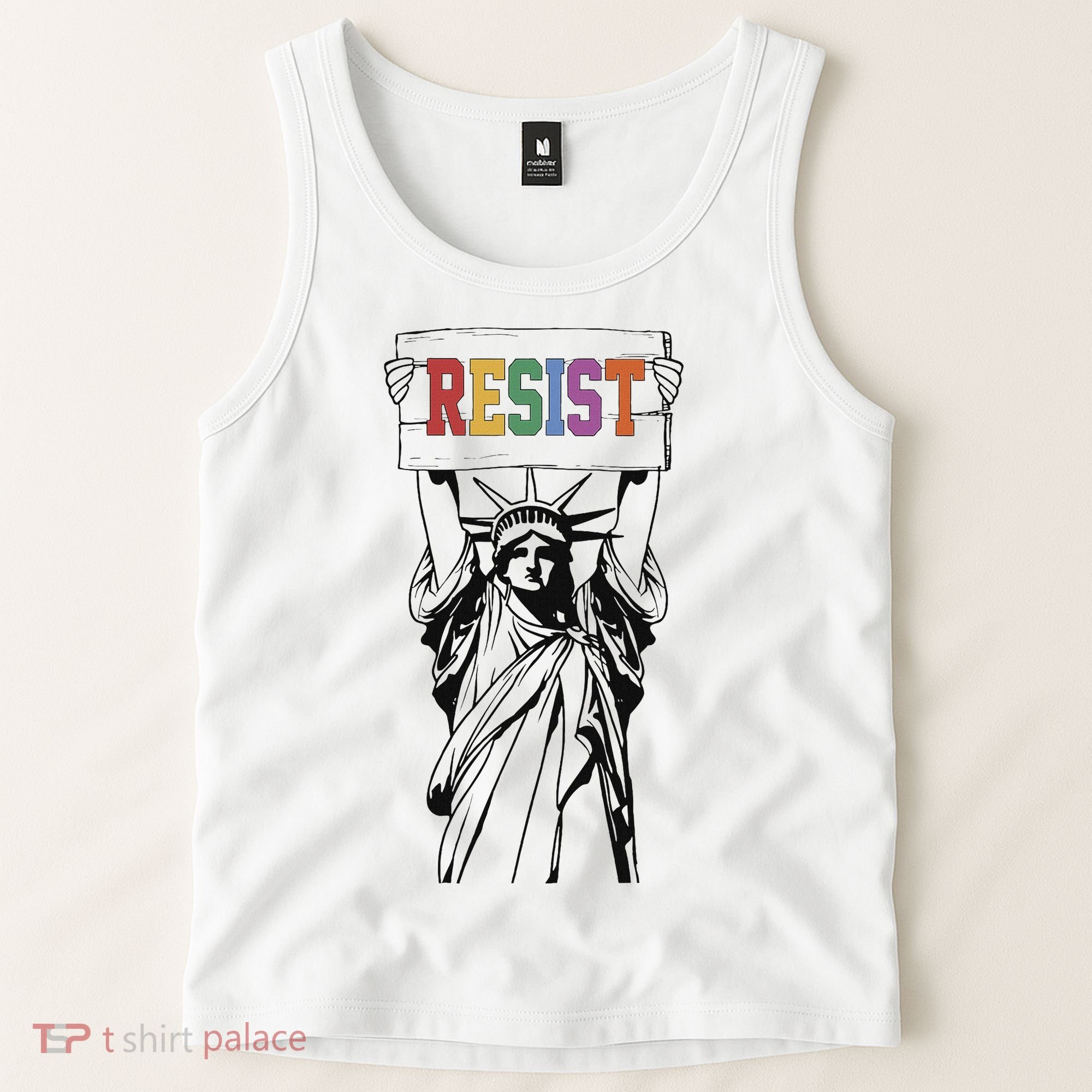 Resist Anti Trump Political Protest Tank Top