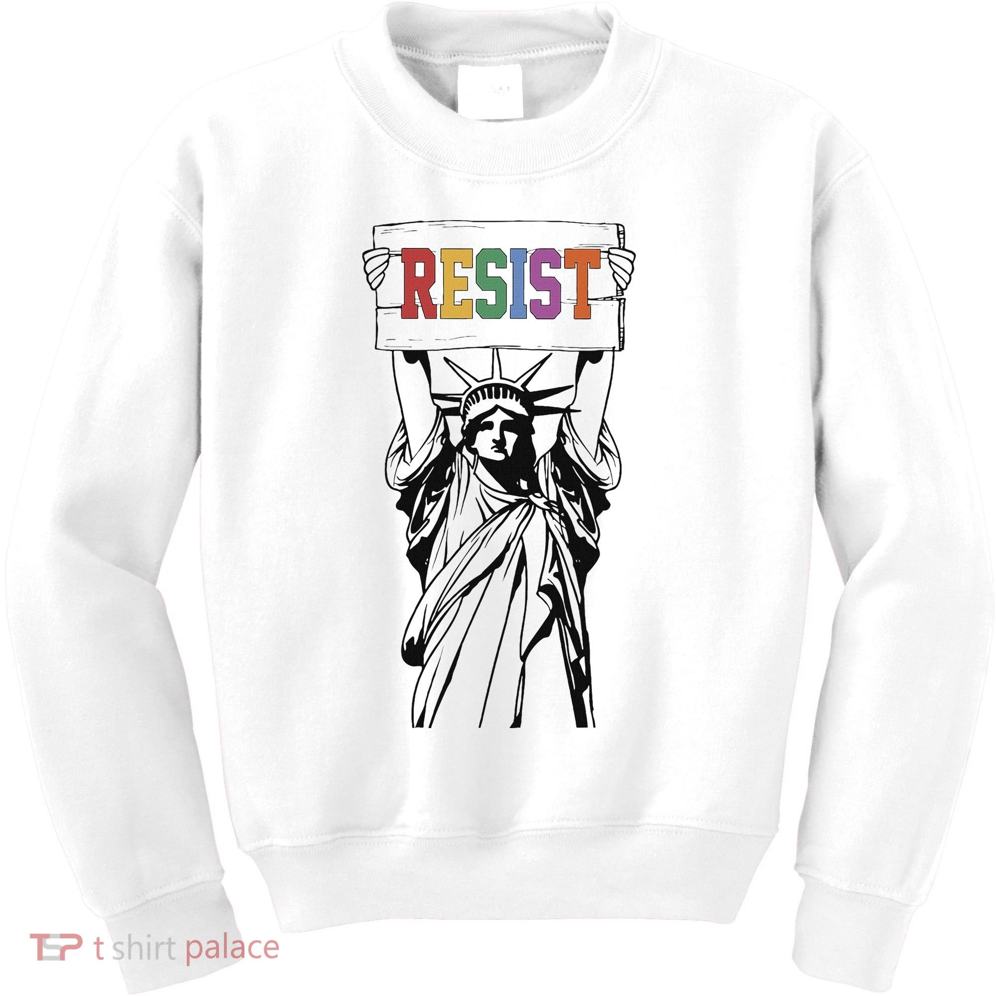 Resist Anti Trump Political Protest Kids Sweatshirt