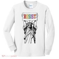 Resist Anti Trump Political Protest Kids Long Sleeve Shirt thumb 0