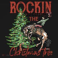Rocking Around The Christmas Tree Retro Cowboy Christmas Long Sleeve Shirt thumb 2