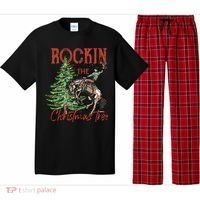 Rocking Around The Christmas Tree Retro Cowboy Christmas Pajama Set thumb 0