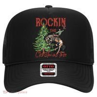 Rocking Around The Christmas Tree Retro Cowboy Christmas Hat thumb 0