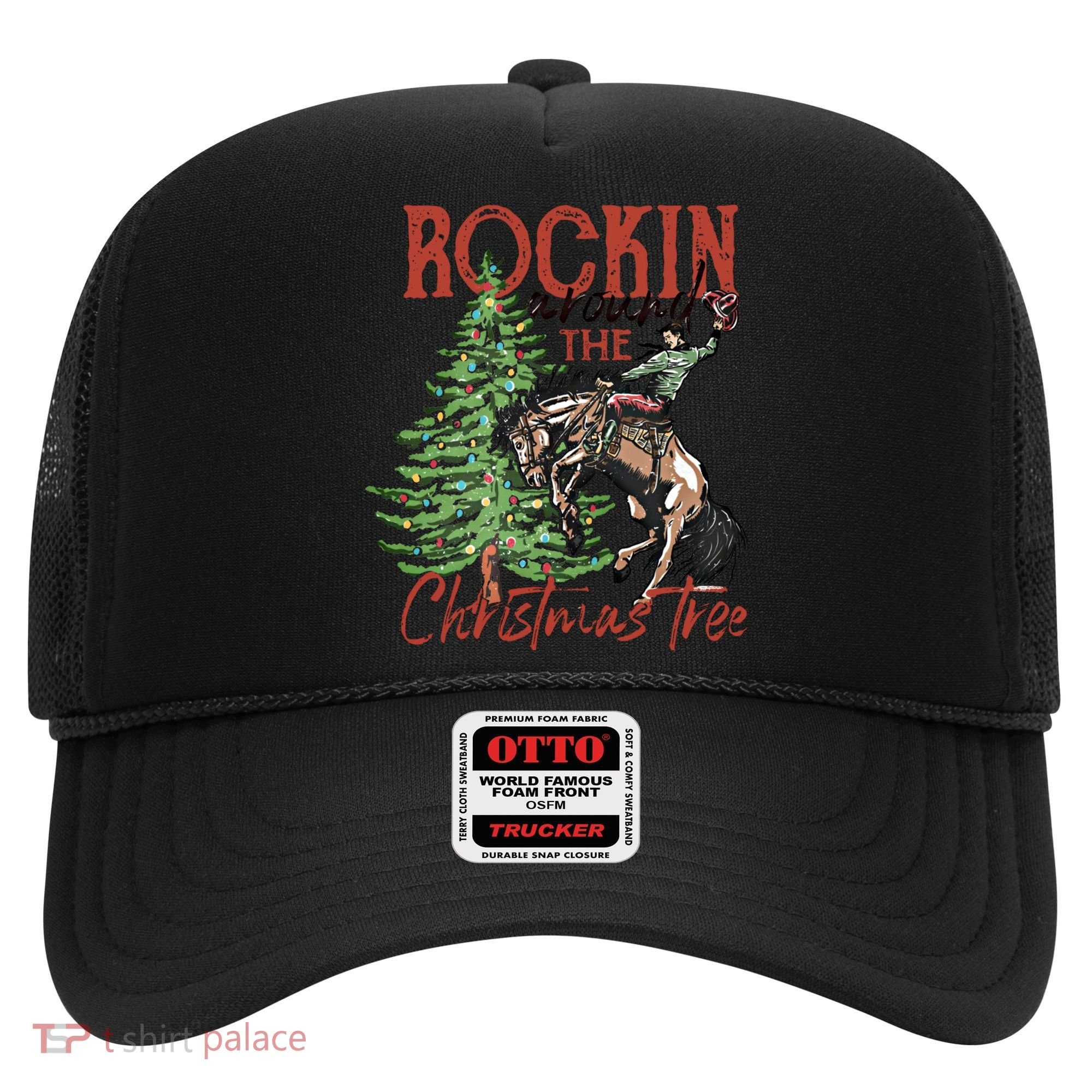 Rocking Around The Christmas Tree Retro Cowboy Christmas Hat