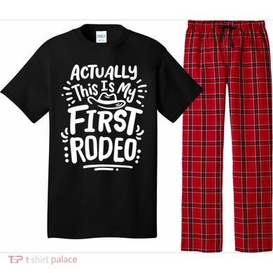 Rodeo Actually This Is My First Rodeo Pajama Set