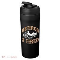Retired And Three Tired Laidback Biker Retirement 24oz Duet Stainless Steel Tumbler thumb 3