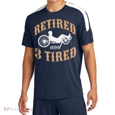 Retired And Three Tired Laidback Biker Retirement Soccer Jersey