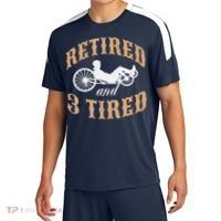 Retired And Three Tired Laidback Biker Retirement Soccer Jersey thumb 0