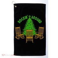 Rockin Around The Christmas Tree Golf Towel thumb 0
