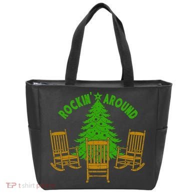 Rockin Around The Christmas Tree Tote Bag