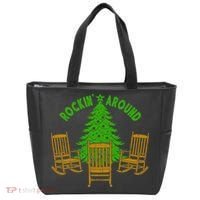 Rockin Around The Christmas Tree Tote Bag thumb 0