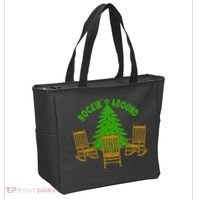 Rockin Around The Christmas Tree Tote Bag thumb 2