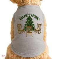 Rockin Around The Christmas Tree Doggie Tank thumb 0