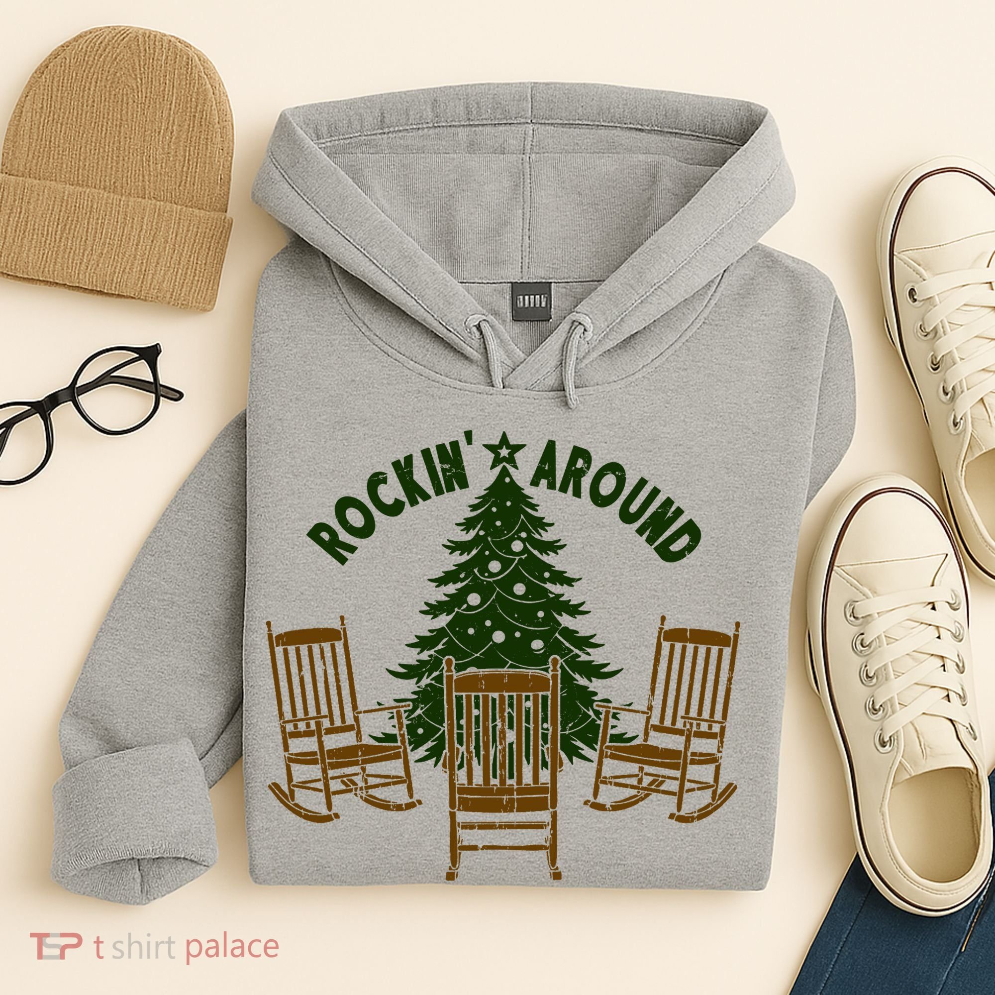 Rockin Around The Christmas Tree Hoodie