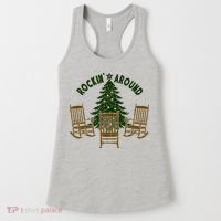 Rockin Around The Christmas Tree Women's Tank Top thumb 0
