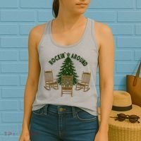Rockin Around The Christmas Tree Women's Tank Top thumb 2