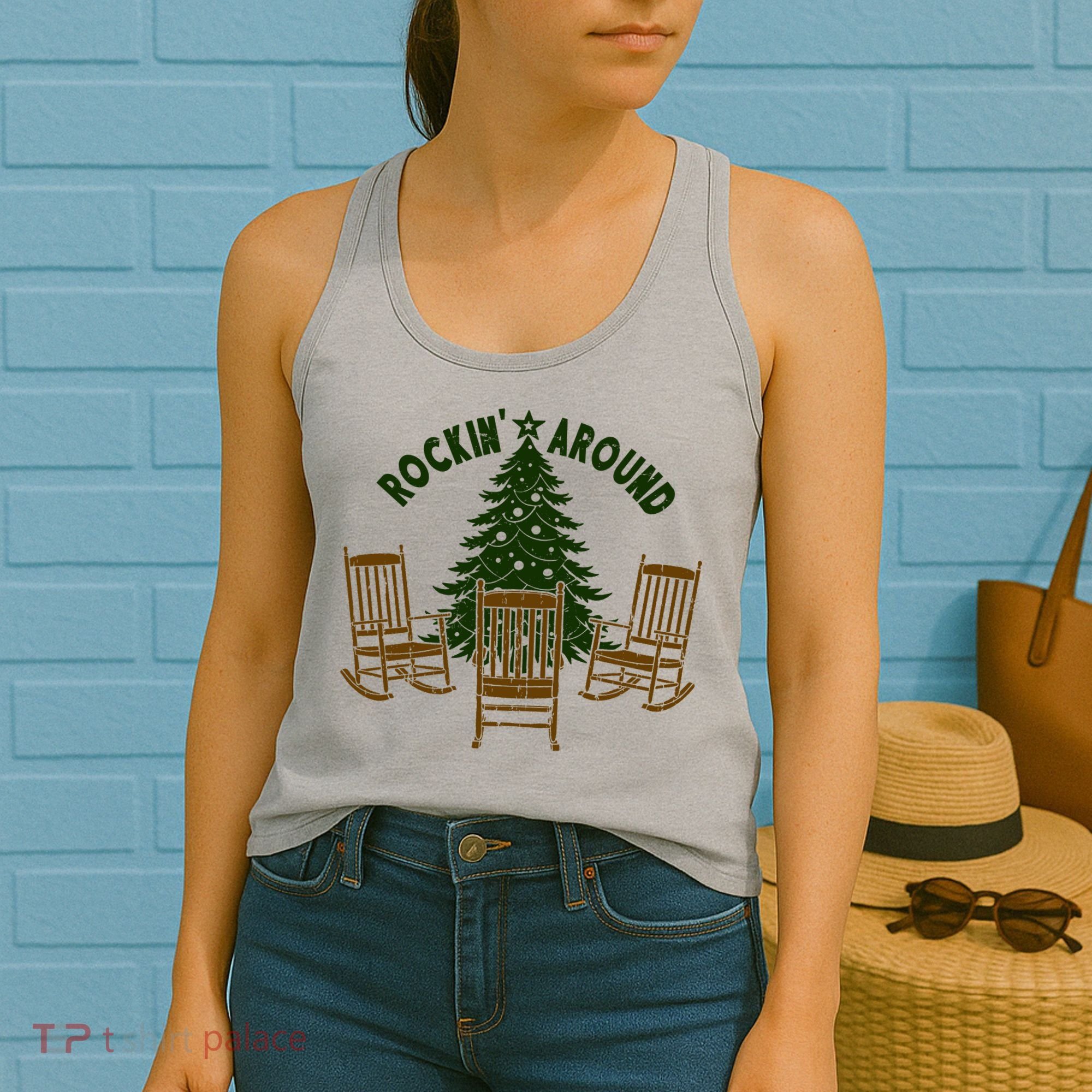 Rockin Around The Christmas Tree Women's Tank Top