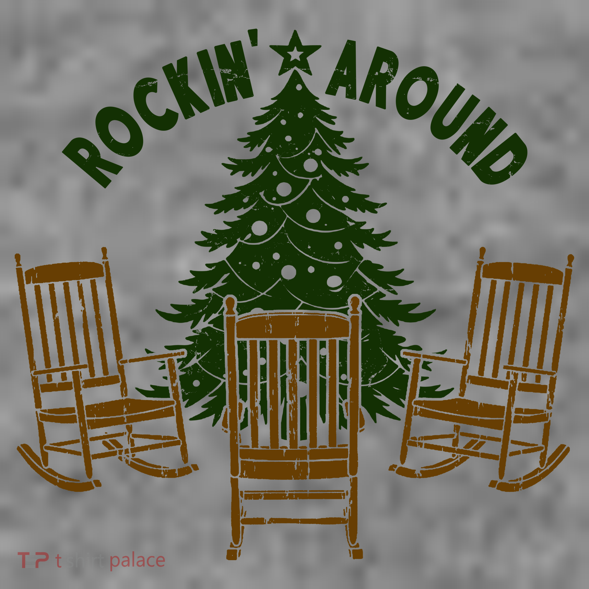 Rockin Around The Christmas Tree Baby Bodysuit