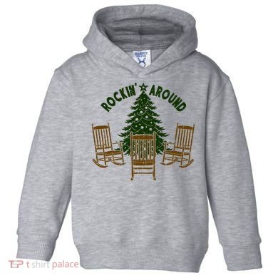 Rockin Around The Christmas Tree Toddler Hoodie