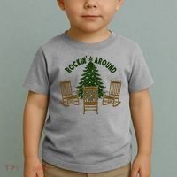 Rockin Around The Christmas Tree Toddler T-Shirt thumb 2