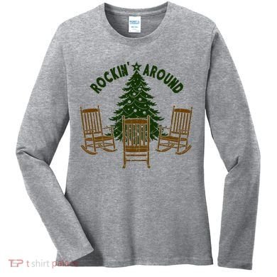 Rockin Around The Christmas Tree Women's Long Sleeve Shirt