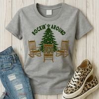 Rockin Around The Christmas Tree Women's T-Shirt thumb 3