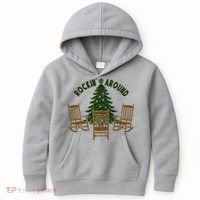 Rockin Around The Christmas Tree Kids Hoodie thumb 0