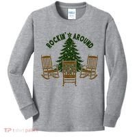 Rockin Around The Christmas Tree Kids Long Sleeve Shirt thumb 0