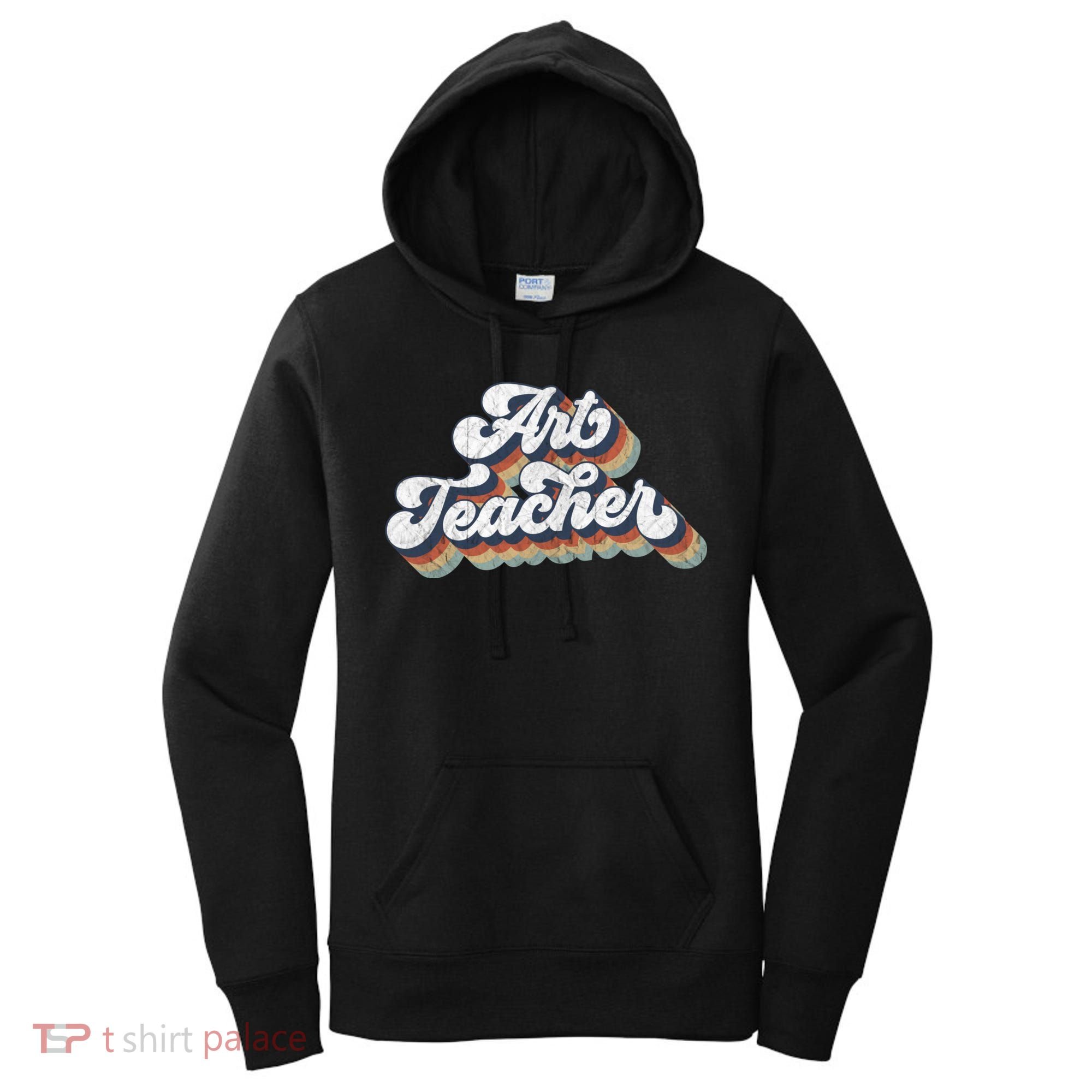 Retro Art Teacher For Artist Teacher Team Menn & Womenn Women's Hoodie