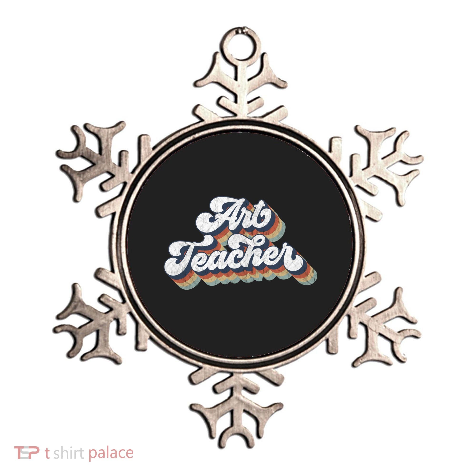 Retro Art Teacher For Artist Teacher Team Menn & Womenn Ornament