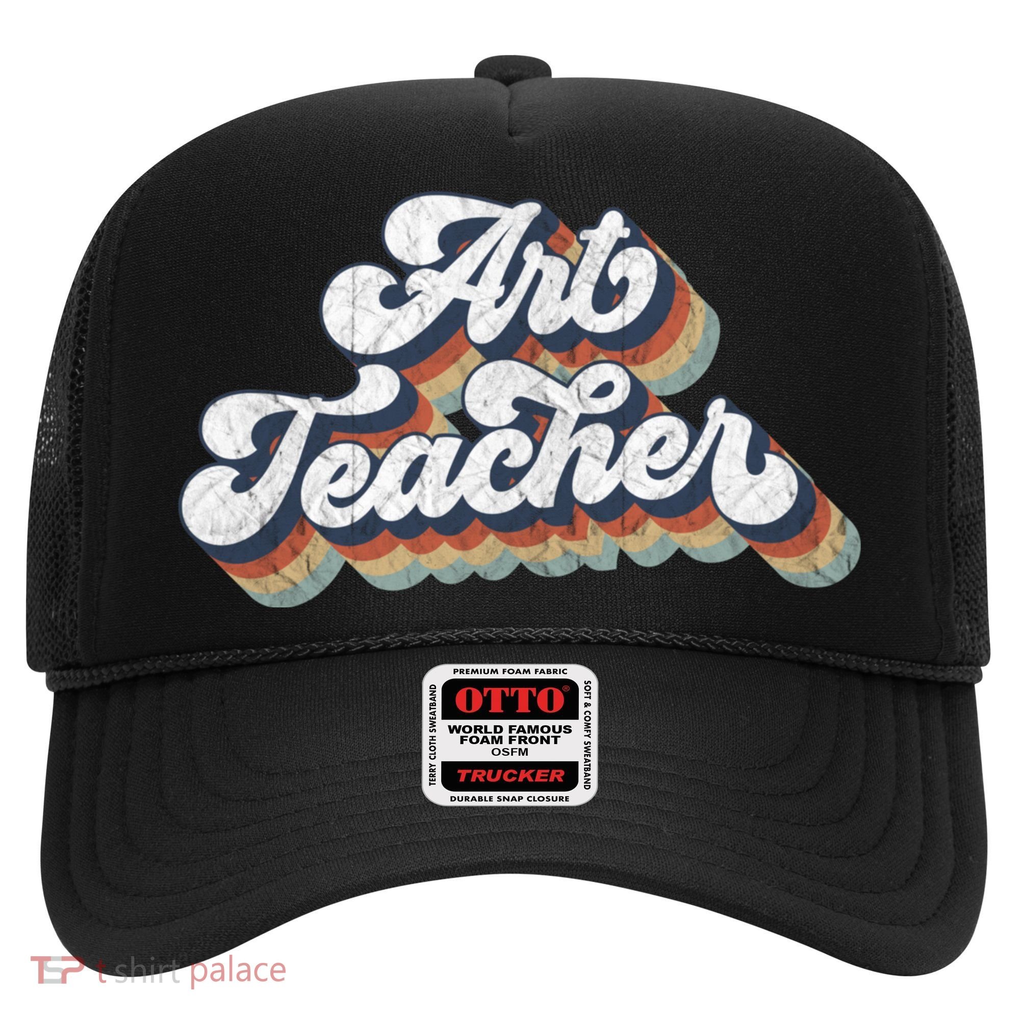 Retro Art Teacher For Artist Teacher Team Menn & Womenn Hat