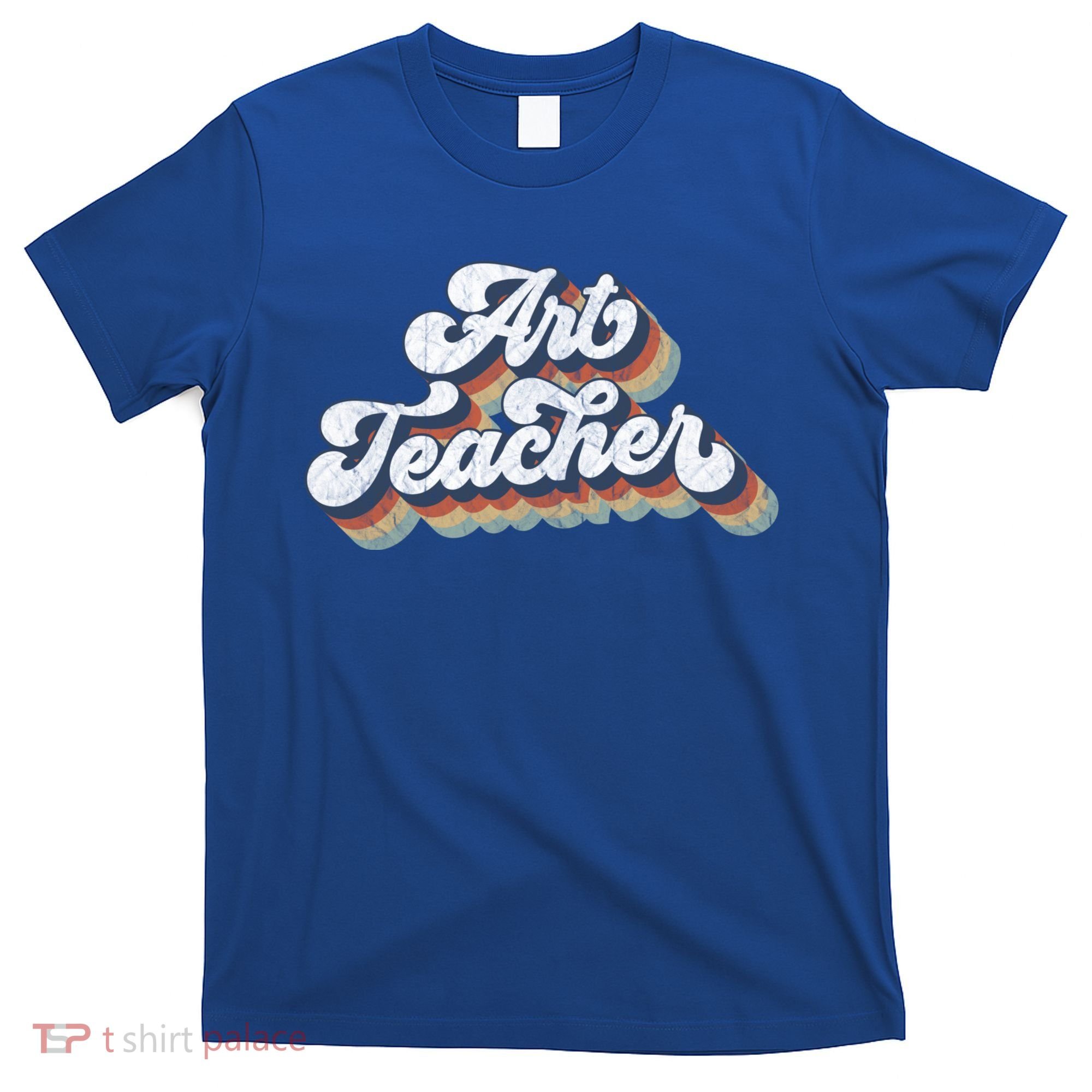 Retro Art Teacher For Artist Teacher Team Menn & Womenn T-Shirt