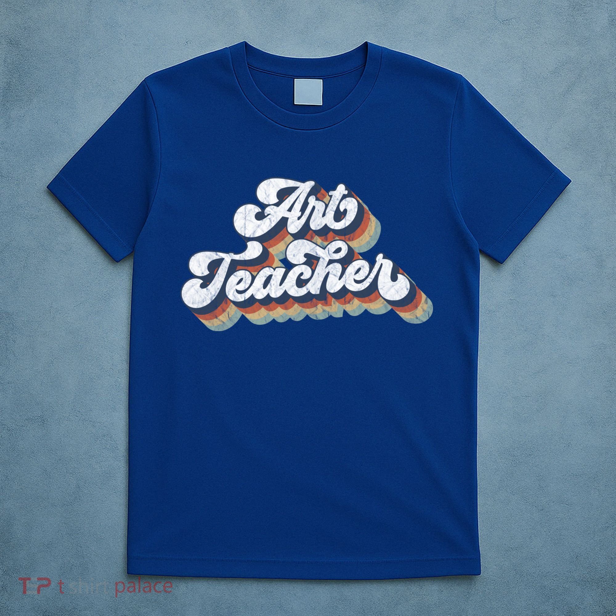 Retro Art Teacher For Artist Teacher Team Menn & Womenn T-Shirt