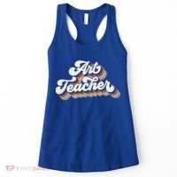 Retro Art Teacher For Artist Teacher Team Menn & Womenn Women's Tank Top thumb 0